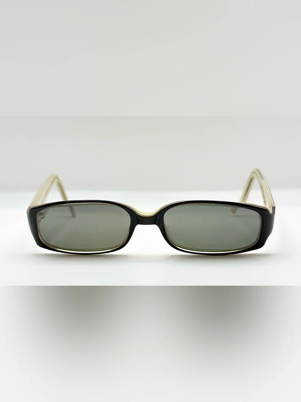 Kenneth Cole City of Angles Black Oval Sunglasses Frames Only